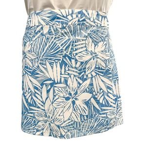 Ripskirt Hawaii Blue and White A-Line Skirt
